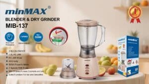 Minmax MIB-137 blender features a 1.5L