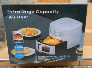 air fryer with a large 10-liter capacity and a powerful 2400-watt motor