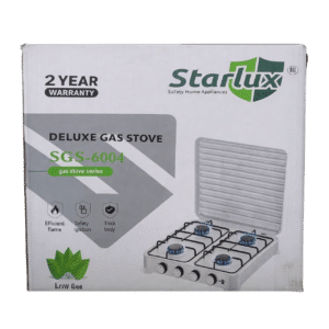 This Starlux SGS-6004 gas hob features four burners