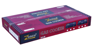 ZGBES 3-burner tabletop gas hob with a sleek