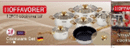 Hoffavorer cookware set, typically consisting of 12 pieces