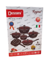 Dessini Regina granite cookware set includes 23 pieces
