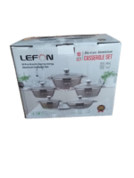 Lefon die-cast aluminum casserole set non-stick 10-piece
