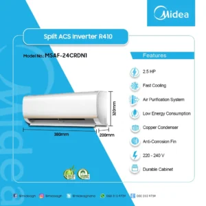 MIDEA MSAF-24CRN1 2.5 HP Inverter Split Air Conditioner