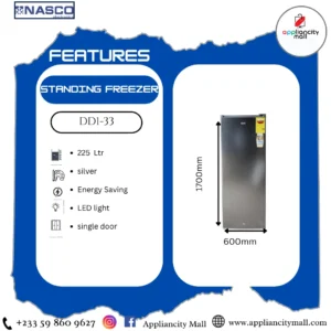 NASCO DD1-33 225L Refrigerator