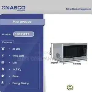 NASCO EG925EFF 25L Microwave Oven