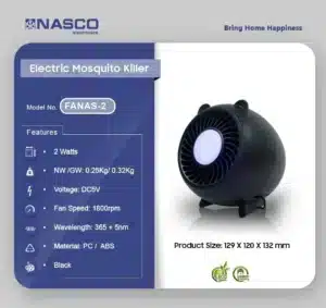 NASCO FANAS-2W-BLACK Air Cooler - Black