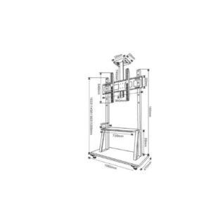 NASCO MCR-1800 TV Wall Bracket