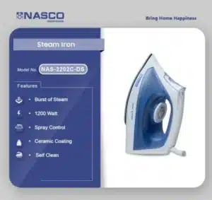 NASCO NAS-2202D-DI Heavy Dry Iron