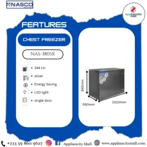 NASCO NAS-380SK 244L Refrigerator