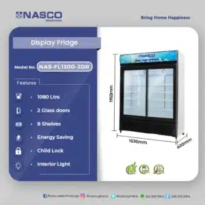 NASCO NAS-FL1300-2DR 1080L Chest Freezer