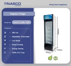 NASCO NAS-FL360-1DR 298L Single Door Chest Freezer