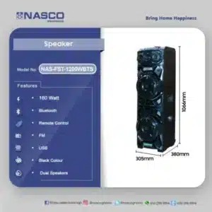 NASCO NAS-FST-1200WBT2 Air Cooler