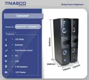 NASCO NAS-FST-1200WBTS Air Cooler