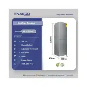 NASCO NASD2-24FL 196L Refrigerator