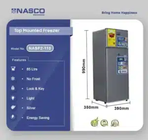 NASCO NASF2-110RT 86L Refrigerator