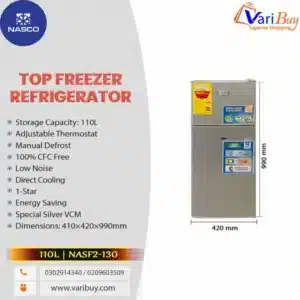 NASCO NASF2-130 110L Refrigerator
