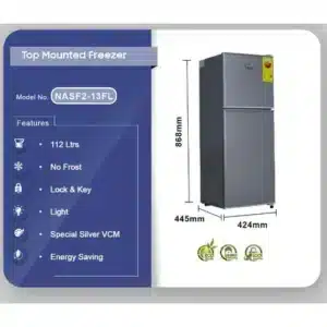 NASCO NASF2-13FL 112L Refrigerator