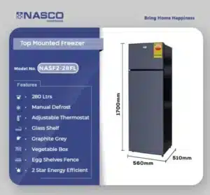 NASCO NASF2-28FL Refrigerator