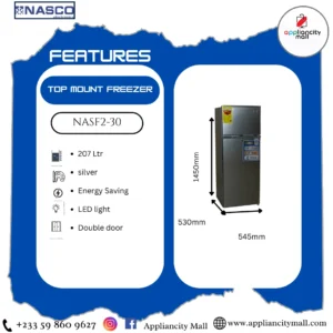 NASCO NASF2-30 207L Refrigerator