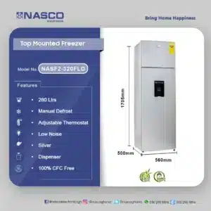 NASCO NASF2-320FL-B Refrigerator