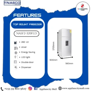 NASCO NASF2-320FLD Refrigerator