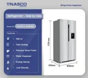 NASCO NASF2-58SWD 460L Refrigerator