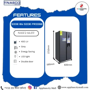 NASCO NASF2-66.1 529L Refrigerator