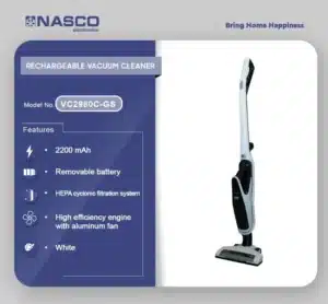 NASCO VC2980C-GS Powerful Canister Vacuum Cleaner