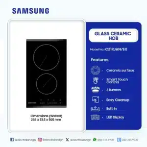 SAMSUNG C21RJAN/EU Gas Cooker - Black