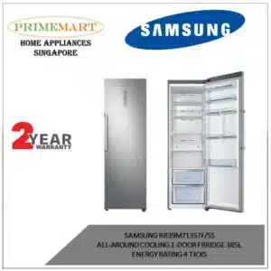 SAMSUNG RR39M71357F 385L All-Around Cooling 1-Door Refrigerator - Silver
