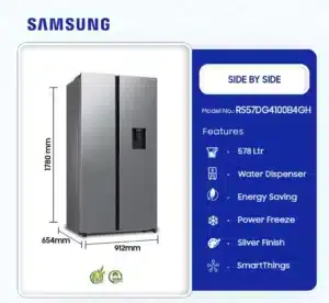 SAMSUNG RS57DG4100B4GH Refrigerator