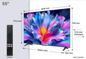TCL 55P6L 55-Inch 4K UHD Smart TV