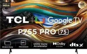 TCL 75P755 75-Inch 4K UHD Smart TV