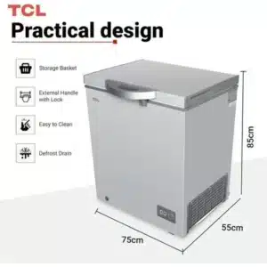 TCL F131CFSL 98L Chest Freezer