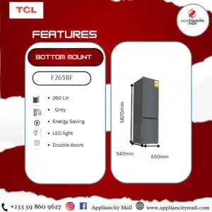 TCL F265BF 260L Refrigerator