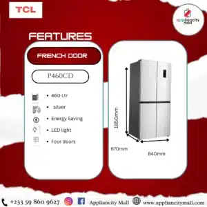 TCL P460CD 460L Refrigerator